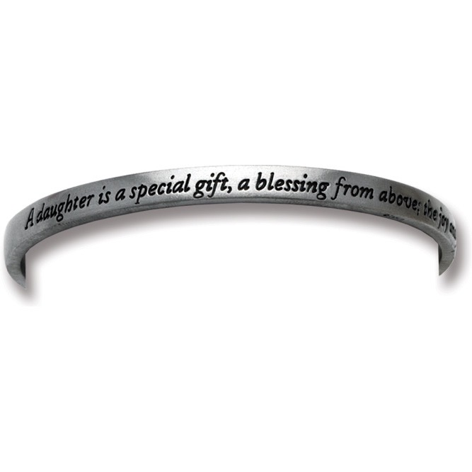 A Daughter is a Special Gift Pewter Bangle